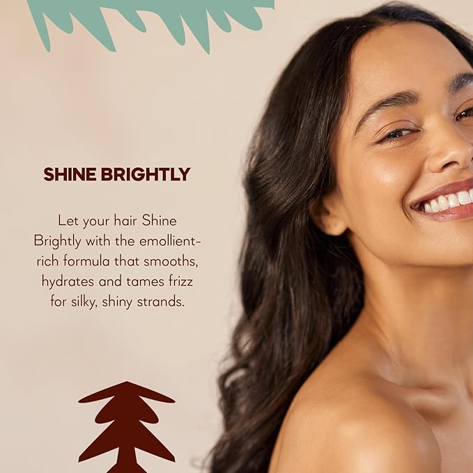 HairTry - Shine Brightly Emollient Conditioner for High-Porosity Hair – Nourishing Watermelon Seed Oil – Rejuvenating Borage Seed Oil – Net 5.88 Fl. Oz/ 250 ml