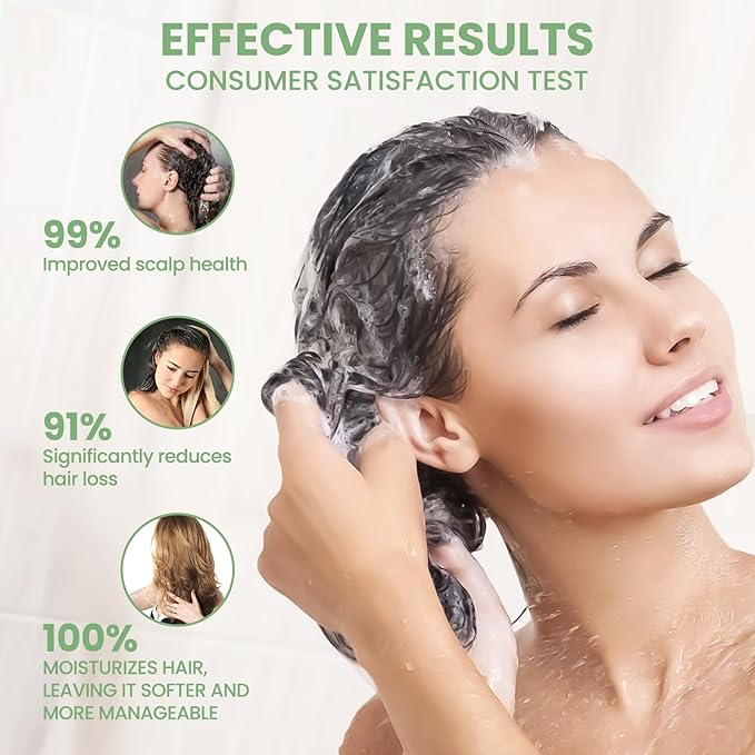 Rosemary Conditioner for Hair Growth: Thinning Hair & Anti-Hair Loss Treatment for Men and Women - Rosemary Mint Strengthening Conditioner with Tea Tree Oil Biotin