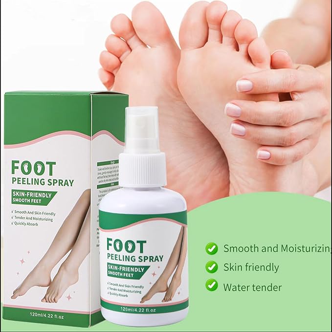 Peele Foot Spray, Peele Instant Foot Peeling Spray, Exfoliating Foot Mask For Summer, Instantly Remove Dead Skin, Hydrate & Nourish, Exfoliate Dry, Rough Skin﻿ (1 pc)