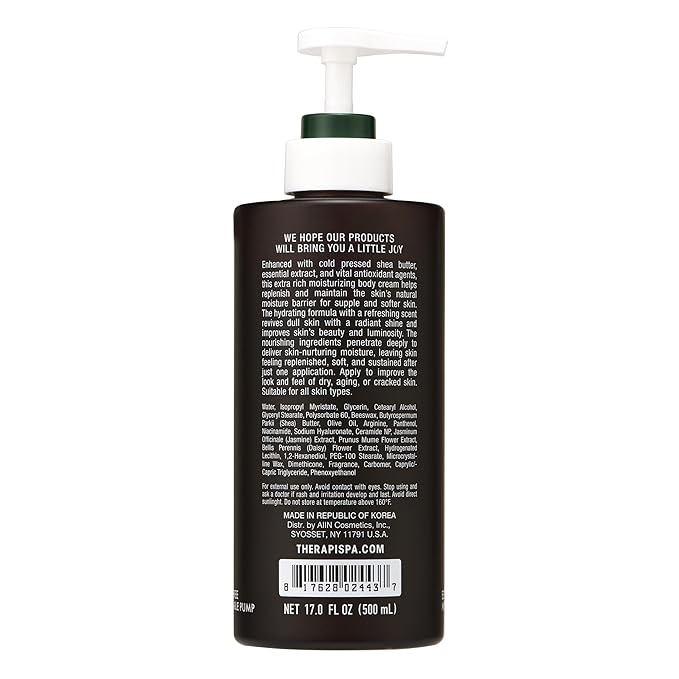 Scented Body Lotion for Women – Deep Hydration & Refreshing Moisturizer with Shea Butter, Ceramides & Panthenol to Revive & Nourish Dry Skin (Bergamot & Olive, 17.0 fl oz)