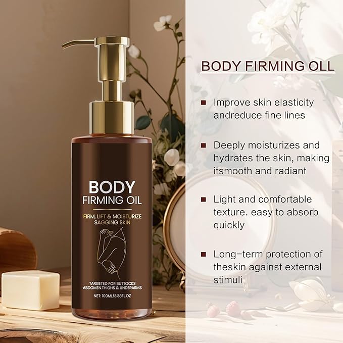 Magic Body Firming Oil, Magic Luxury Body Oil for Skin, Hydrating and Firming Body Oil for Full Body Use - Daily Nourishing Skin Oil, 100ML
