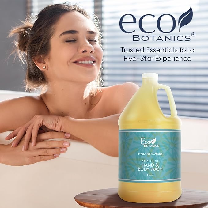 Terra Pure Eco Botanics Hotel Body Wash/Hand Soap | 1 Gallon | Designed to Refill Soap Dispensers (Single)