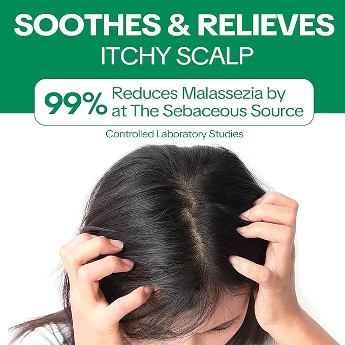 Anti Dandruff Shampoo - Scalp Deep Cleansing, Excess Sebum Care, Natural Ingredients - For Women & Men, Soothes Itchy, Dry Scalp, 16.8 fl.oz