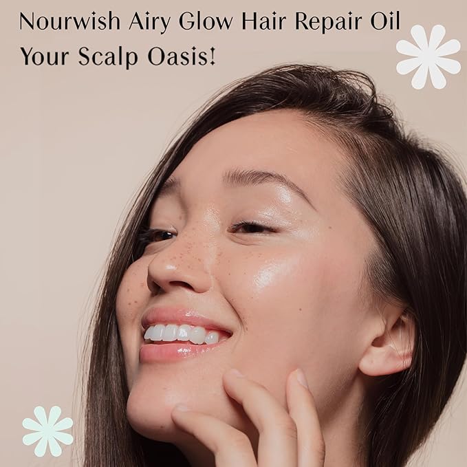 Hair Repair Oil | Anti Frizz, Fine, Asian Hair Oil (Korean, Japanese) Haircare For Damaged Low-Porosity Hair