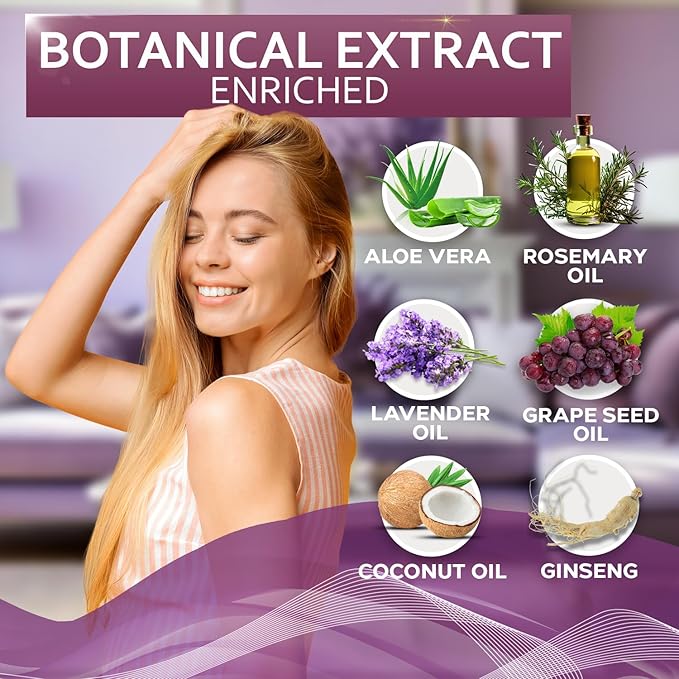 Color Safe Shampoo and Conditioner Set - For Protecting Dyed and Treated Hair Against Fading - Sulfate and Paraben Free, Anti Fade, Moisturizing Care Products to Protect Women and Men - With Rosemary