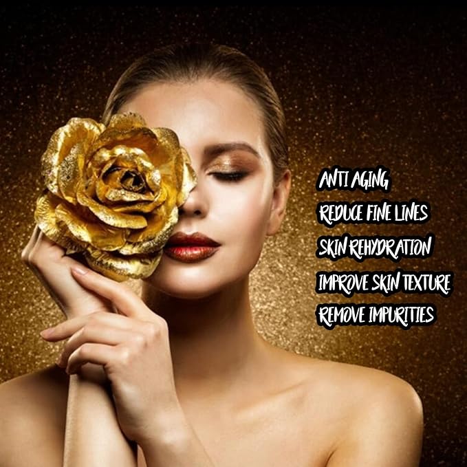 Collagen Face Sheet Mask - Collagen Anti-Aging Korean Face Sheet Mask for All Skin Types - 15 Sheets of Luxury with Collagen & 24K Gold - Gift for Mom, Girlfriend, or Wife (24K-Pink)