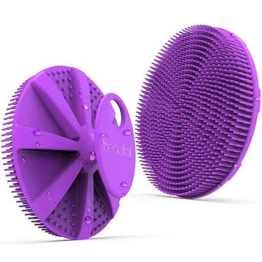 Silicone body scrubber shower bath