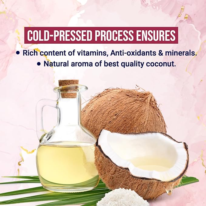 Parachute Advansed SkinPure 100% Organic Extra Virgin Coconut Oil with Rose Oil |Face & Body Oil Moisturizer |Boosts Collagen| Cold Pressed | 6.7 fl.oz | Glass Jar (Pack of 2)