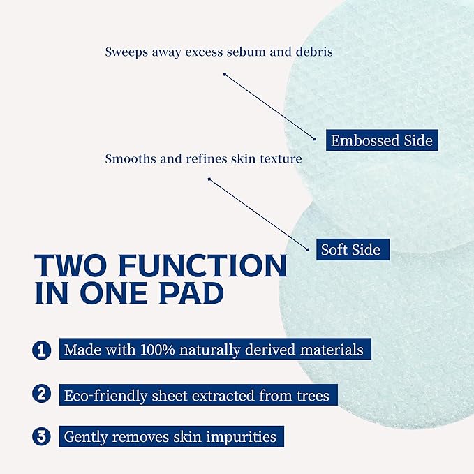 Re.SPN PHA Succinic Acid Calming Toner Pads – Daily Exfoliating, Hydrating and Soothing with CICA, Caffeine, Non-comedogenic, Vegan, Glass Skin, K-Beauty (35 Count)