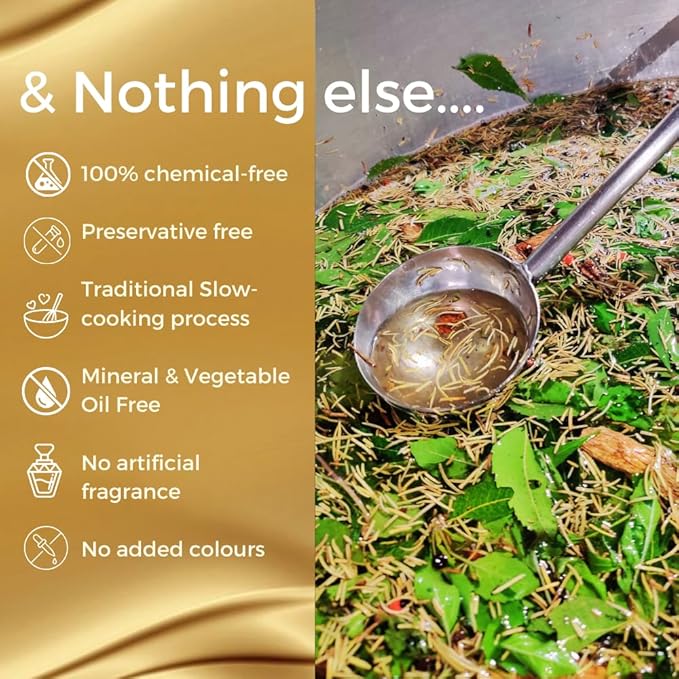 Rosemary Anti Dandruff Hair Oil - Strengthens Hair, Itchy Flakes Scalp, Dandruff Remover with Rosemary, Ginger, Fenugreek, Pippali for Men Women 100 ml Pack of 1 Gold