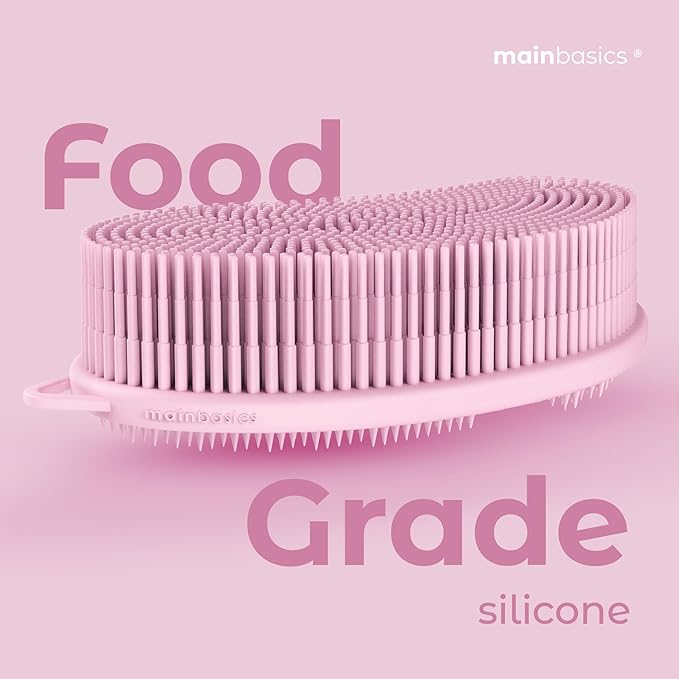 Mainbasics exfoliating silicone body scrubber