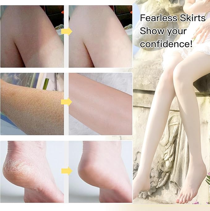 3 Pairs Hydrating Long Leg Feet Mask，Long Leg Feet Masque，Feet Peeling Mask，Moisturizing Nourishing Exfoliating Foot Mask for Women