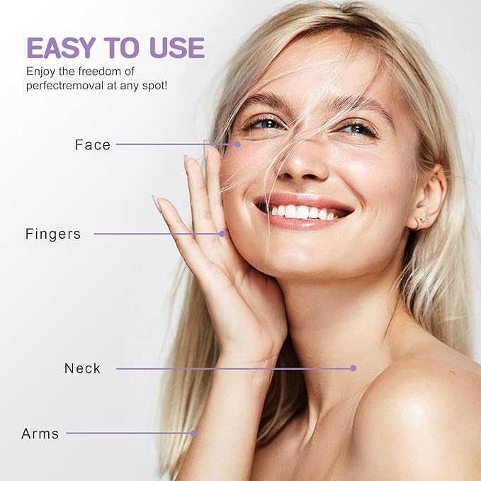 Women Facial Hair Removal Device Battery Operated with 2 Replacement Heads, Painless Womens Face Shaver for Chin Upper Lips Peach Fuzz