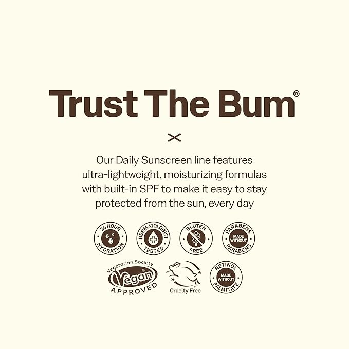 Sun Bum Daily SPF 50 Sunscreen Body Lotion - Broad Spectrum Moisturizing Sunscreen with Vitamin E - Vegan and Hawaii 104 Act Compliant (Without Octinoxate & Oxybenzone) - Dermatologist Tested - 8 oz