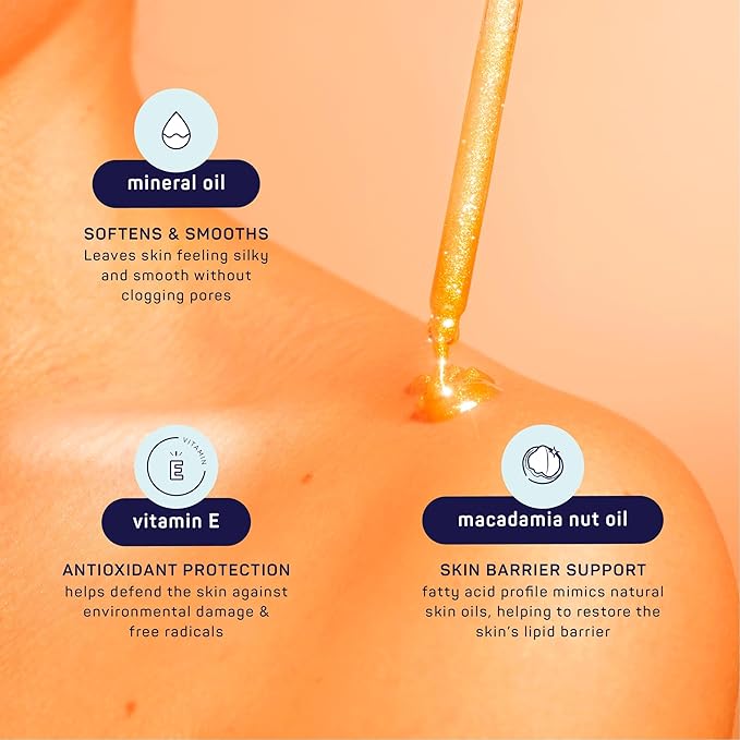 SpaLife Beauty Sparkle & Glow Body Oil Bundle – Dry Oil Duo with Subtle & Noticeable Shimmer – Mango & Freesia Scents –Hydrating, Lightweight Moisture