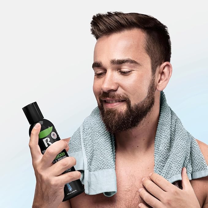 Premium Hair Strengthening Shampoo Castor Oil, Biotin, Avocado Oil, Caffeine, Saw Palmetto, Onion, and Redensyl Hair Regrowth & Thickening Support Sulfate-Free, Paraben-Free, for Men & Women