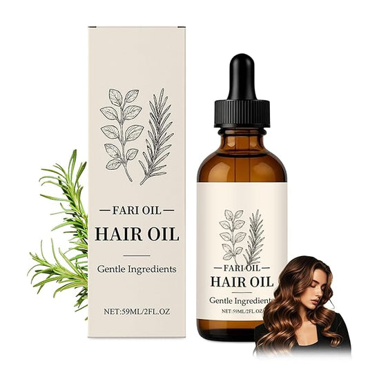 Fari Hair Oil, Botanical Scalp Oil Treatment, Herbal Infused Lightweight Daily Nourishment, All Hair Types, 2 oz (1 PC)