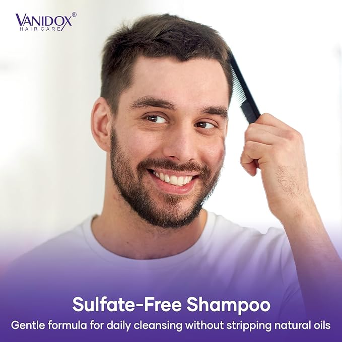 Tea Tree Oil Shampoo with Lavender & Mint | DHT Blocker Blend | Gently Cleanses Scalp, Helps Remove Buildup & Flakes | For Men & Women | Made in USA | 16 fl oz