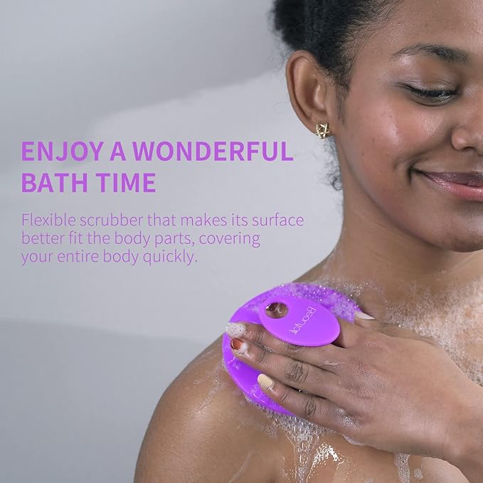 Silicone body scrubber 2 pack