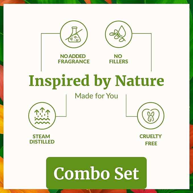 SVA Peppermint Essential Oil and Lemon Essential Oil 4oz Bundle Super Saver Combo – Premium Grade Value Set for Aromatherapy, Scalp Massage, Hair Care, Skin & Body