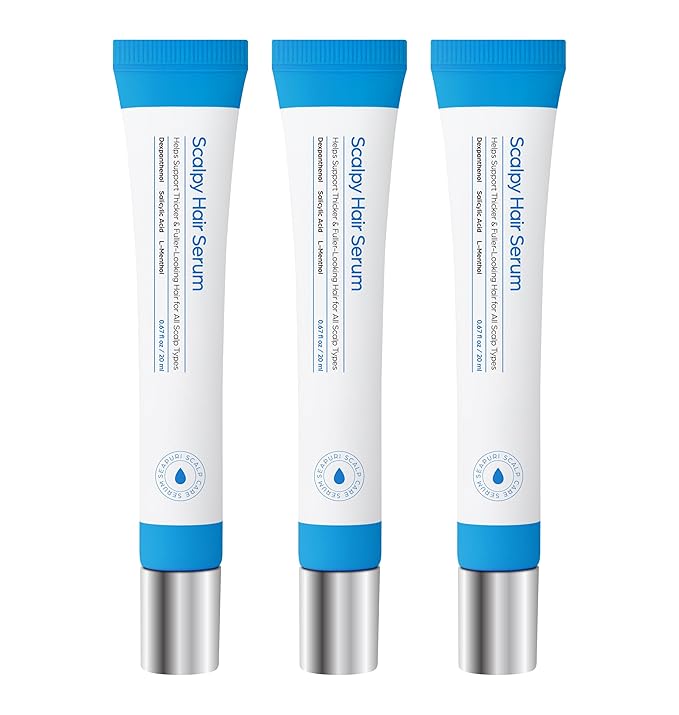 Scalpy Hair Growth Serum for Men & Women for Hair Loss & Regrowth | Scalp Treatment with Salicylic Acid, Menthol, Dexpanthenol | Non-Greasy, Lightweight (2.01 Fl Oz)