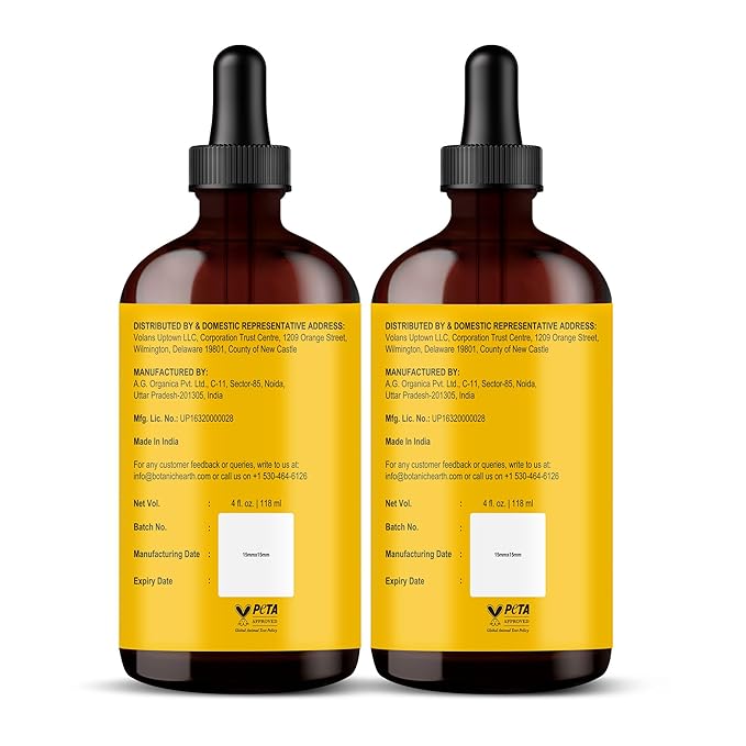 Botanic Hearth Weightless Dr Sebi Batana Oil For Hair And Scalp (Glass Bottle 4 Fl Oz, Set Of 2) | 100% Unrefined Oils From Honduras, Lightweight Hair Oil For Strengthening & Volumizing - Hair Tonic