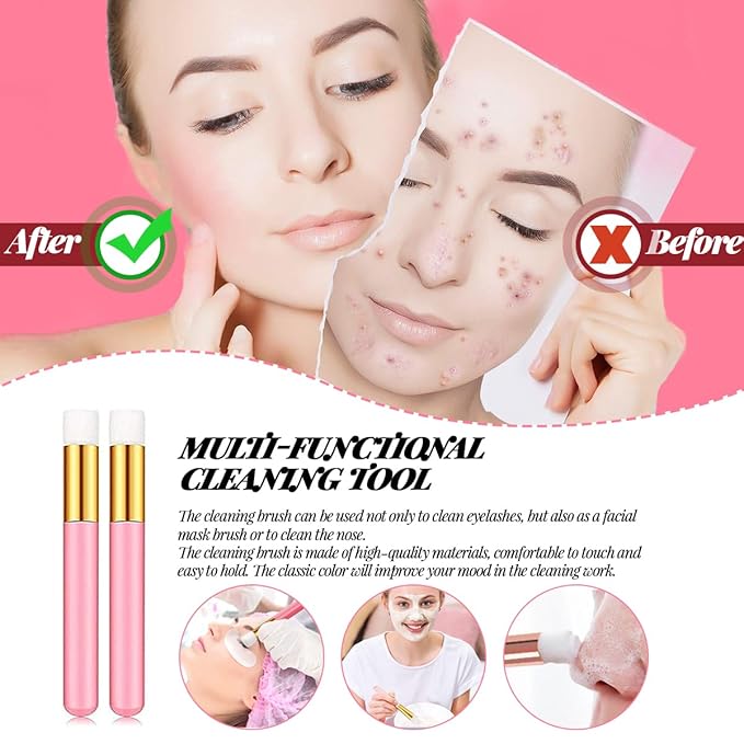 Lash Extension Kit Eyelash Practice for Beginners Professional Set with Mannequin Head Removable Eyelids USB Fan Spraye Individual False Lash Eyelash Strips Shampoo Brush Supplies Storage box