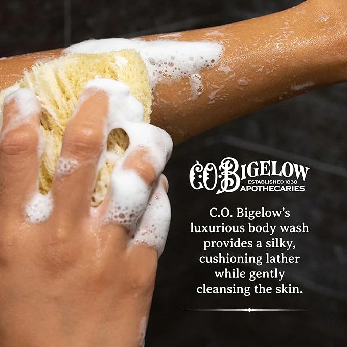 C.O. Bigelow Iconic Collection Amber Body Wash, Scented Shower Gel with Coconut Oil and Aloe Vera, 10.5 fl oz