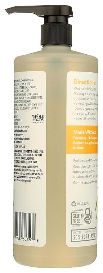 365 by Whole Foods Market, Strength & Vitality Shampoo, Coconut & Honey, 32 Fl Oz