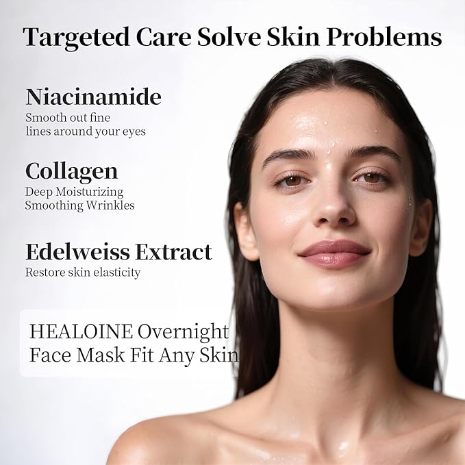 10 Packs Stem Cell Serum Facial Mask Collagen Face Mask Overnight Korea Hydrating Collagen Face Masks Pore Minimizing, Elasticity Improvement Sheet Mask for All Skin Type Skincare