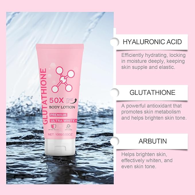 Glutathione 50x Tone Up Body Lotion, Glutathione Body Lotion, Glutathione Lotion, Glutathione cream (3PCS)