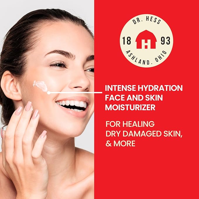 Face Moisturizer for Dry & Sensitive Skin, Nourishing Lanolin, Vitamin E & Olive Oil Formula, Healing Hydrating Facial & Body Lotion, Paraben & Sulfate Free, Daily Skin Care Cream, 4 oz