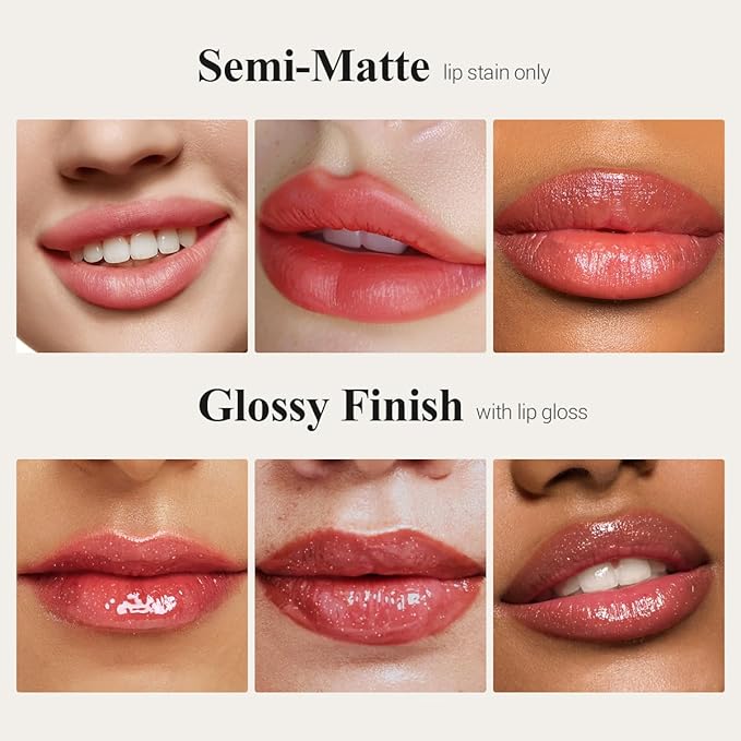 Lip Stain Peel Off + Lip Oil Dual Long