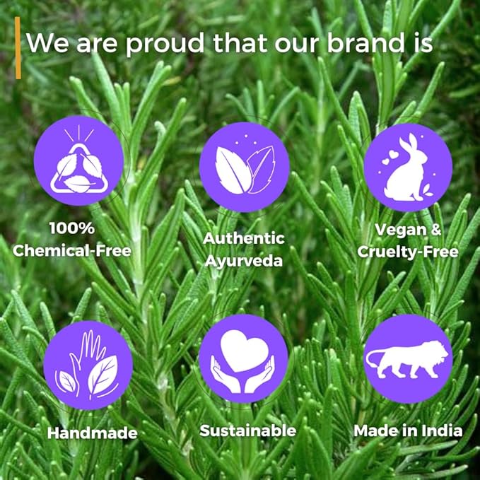 Rosemary Anti Dandruff Hair Oil - Strengthens Hair, Itchy Flakes Scalp, Dandruff Remover with Rosemary, Ginger, Fenugreek, Pippali for Men Women 100 ml Pack of 1 Gold