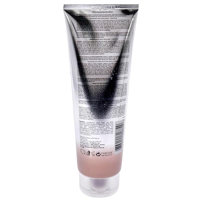 CHI Color Illuminate Conditioner, Helps Maintain Fresh Color In Natural & Color-Treated Hair, Sulfate, Paraben, & Cruelty-Free, Rose Gold, 8.5 Oz