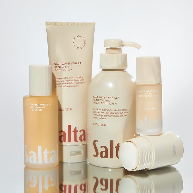 Saltair Body Lotion - 2 Pack Moisturizing Lotion For Dry Skin. Salt Water Vanilla Scented Hydrating Body Cream with Nourishing Moisturizer Formula. Skin Care for Women and Men. 2x 10oz Tubes