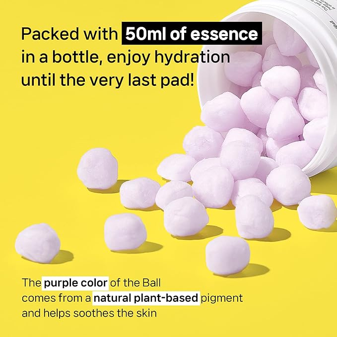 ALIVELAB Cotton Candy Salicylic Acid PadBall – Exfoliating Toner Pads with Salicylic Acid for Acne, Blackheads & Pore Care – Oil Control & Gentle Peeling (1.7 fl.oz)