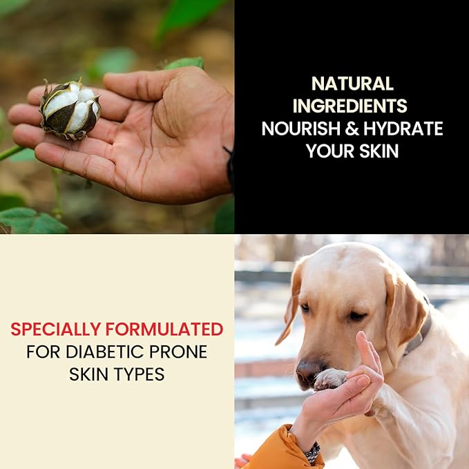 Skin Moisturizer For Diabetic Prone Skin, Diabetic Skin Relief Moisturizing Body Lotion with Lanolin, Beeswax, Jojoba Oil & Olive Oil, Skin Moisturizer for Dry, 4oz - 3 Pack