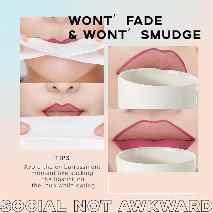 3 Colors Peel Off Lip Liner Stain Set, Magic