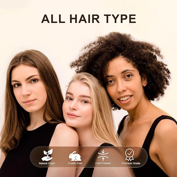 Yoken Argan Oil for Hair, Pure and Natural Morocco Argan Oil, Argon Oil For Hair, Scalp, Face & Skin Care, 100% Cold Pressed Hair Conditioner, Unrefined Argon Nails Carrier Oil (16 Fl Oz)