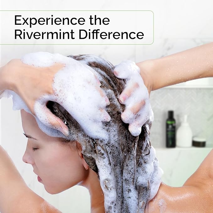 Generic Rivermint Shampoo with Hyaluric Acid and Biotin: Hair Growth Stimulant for Men and Women, anti hair loss - Made in the USA