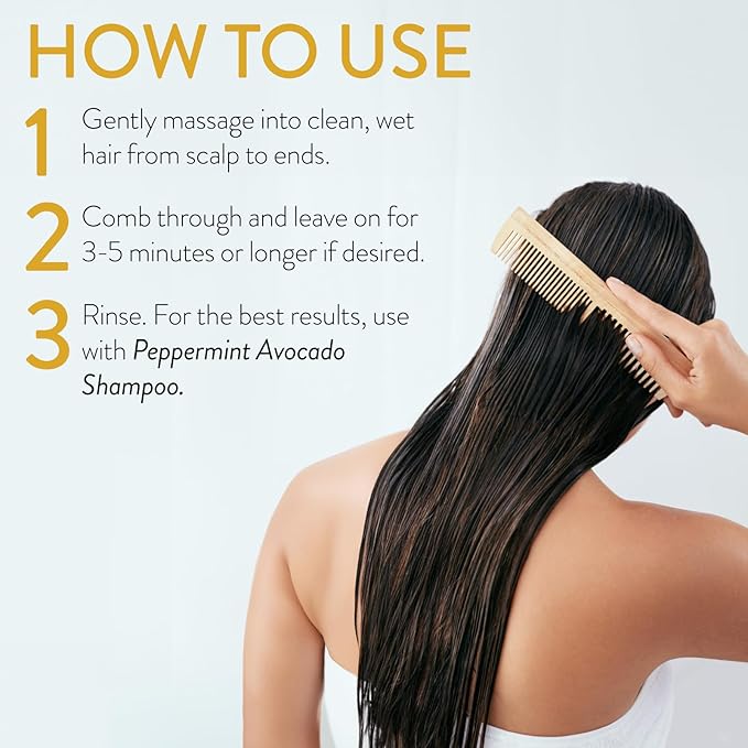 PHILIP B Peppermint Avocado Conditioner, 6 fl. oz. (178 ml) - Adds Volume to Hair While Peppermint Oil and Eucalyptus Invigorates the Scalp With a Tingly Sensation