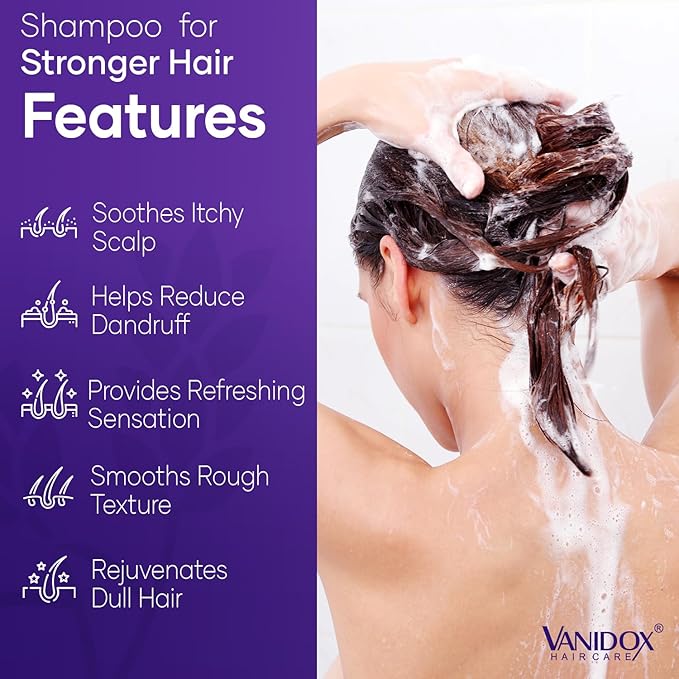 Tea Tree Oil Shampoo with Lavender & Mint | DHT Blocker Blend | Gently Cleanses Scalp, Helps Remove Buildup & Flakes | For Men & Women | Made in USA | 16 fl oz