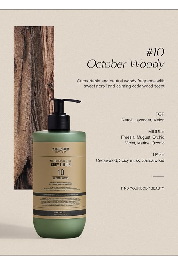 W.Dressroom Moisturizing Body Lotion No.10 October Woody