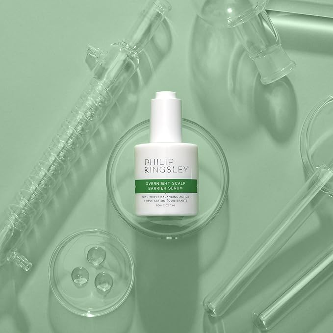 Philip Kingsley | Overnight Hydrating Hair Scalp Barrier Serum | Hydration Treatment for Dry, Itchy, Flaky, Oily Scalps | Triple Balancing Action, Scalp Care Products with Aloe Vera | 2.02oz