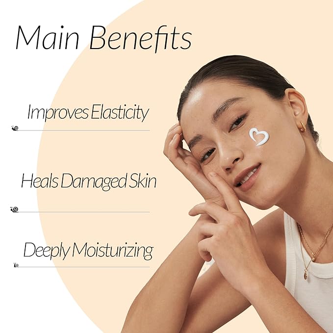 MIZON All-in-One Snail Repair Cream – Korean Face Moisturizer with Snail Mucin & 12 Natural Extracts – Hydrating & Nourishing Cream for Fine Lines, Wrinkles & Blemish Care – (2.54 fl oz)