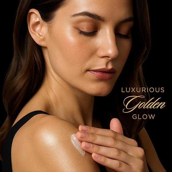 Goddess Illuminating Body Lotion (6 Oz) – Alluring Luxury Women’s Fragrances, Subtle Golden Shimmer for a Soft Body Glow, Nourish Hydrating Lotion with Natural Fruit Oils and Extracts