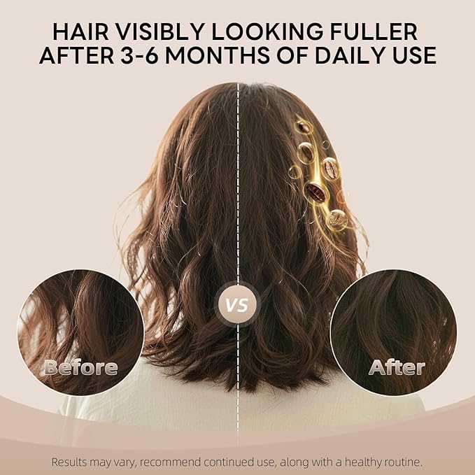 Alfheim Coffee+ Thickening Hair Mask | Biotin & Caffeine for Fine & Thinning Hair | Deep Conditioning & Strengthening Treatment | Moisturizes, Repairs & Adds Volume | Sulfate-Free & Color-Safe 8.45 oz