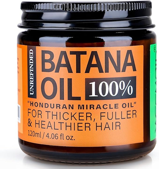 Raw Batana Oil for Hair Growth Dr Sebi, 100% Pure Organic Batana Hair Mask from Honduras, Wild Growth Hair Oil, Scalp Oil Promotes Hair Thickness, Prevents Loss for Men & Women, 4.06 fl oz (1 Pack)