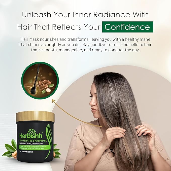 Dark Brown Rapid Infusion Hair Color Cream, Permanent Hair Dye in One Minute with Comb Applicator and Argan Oil Deep Conditioning Hair Mask 28.2 FL OZ Combo Pack